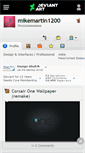 Mobile Screenshot of mikemartin1200.deviantart.com