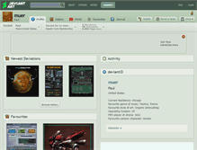 Tablet Screenshot of muer.deviantart.com