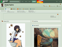 Tablet Screenshot of hinata-hajime.deviantart.com