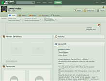 Tablet Screenshot of powertwain.deviantart.com