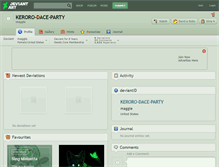 Tablet Screenshot of keroro-dace-party.deviantart.com