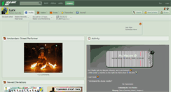 Desktop Screenshot of lurx.deviantart.com