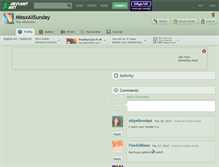 Tablet Screenshot of missxallsunday.deviantart.com