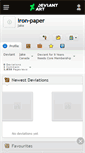 Mobile Screenshot of iron-paper.deviantart.com