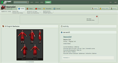 Desktop Screenshot of desmogirl.deviantart.com