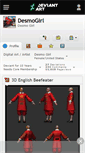 Mobile Screenshot of desmogirl.deviantart.com