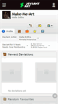 Mobile Screenshot of make-me-art.deviantart.com