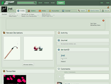 Tablet Screenshot of jnst.deviantart.com