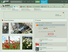 Tablet Screenshot of andi40.deviantart.com