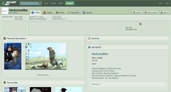 Desktop Screenshot of kankuroxkiba.deviantart.com