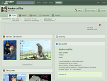 Tablet Screenshot of kankuroxkiba.deviantart.com