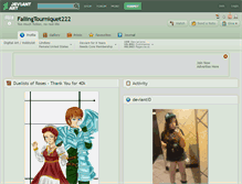 Tablet Screenshot of fallingtourniquet222.deviantart.com