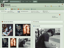 Tablet Screenshot of deelock.deviantart.com