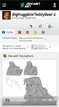 Mobile Screenshot of bighuggableteddybear.deviantart.com