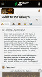 Mobile Screenshot of guide-to-the-galaxy.deviantart.com