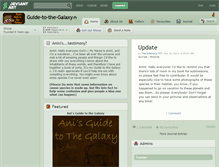 Tablet Screenshot of guide-to-the-galaxy.deviantart.com