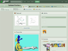 Tablet Screenshot of cartoon-furries.deviantart.com