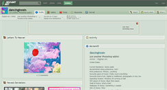 Desktop Screenshot of dancinginrain.deviantart.com
