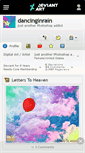 Mobile Screenshot of dancinginrain.deviantart.com