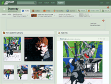 Tablet Screenshot of dconway.deviantart.com