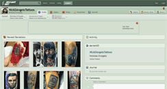 Desktop Screenshot of nickdangelotattoos.deviantart.com