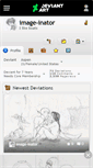 Mobile Screenshot of image-inator.deviantart.com