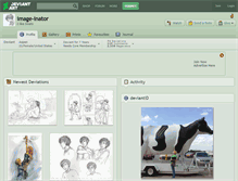 Tablet Screenshot of image-inator.deviantart.com