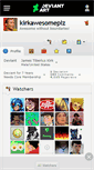 Mobile Screenshot of kirkawesomeplz.deviantart.com