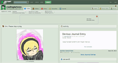 Desktop Screenshot of cradlingdarkness.deviantart.com