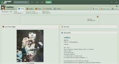 Desktop Screenshot of maiface.deviantart.com