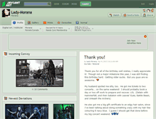 Tablet Screenshot of lady-morana.deviantart.com