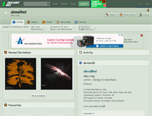 Tablet Screenshot of alexallied.deviantart.com