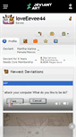 Mobile Screenshot of loveeevee44.deviantart.com