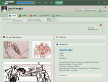 Tablet Screenshot of dauthi-knight.deviantart.com