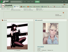 Tablet Screenshot of lilcookie8.deviantart.com