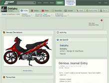 Tablet Screenshot of doktahu.deviantart.com