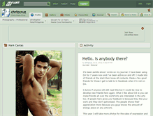 Tablet Screenshot of chrizcruz.deviantart.com