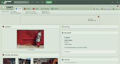 Desktop Screenshot of coser3.deviantart.com