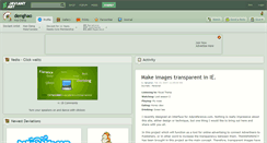 Desktop Screenshot of denghao.deviantart.com