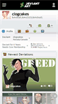 Mobile Screenshot of clogcakes.deviantart.com