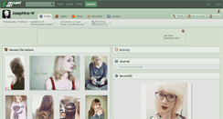 Desktop Screenshot of josephine-w.deviantart.com