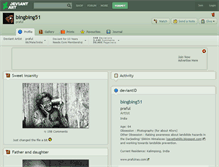 Tablet Screenshot of bingbing51.deviantart.com