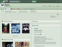 Tablet Screenshot of deuzza.deviantart.com