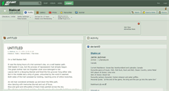 Desktop Screenshot of blakkcat.deviantart.com