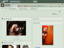 Tablet Screenshot of neivette.deviantart.com