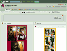 Tablet Screenshot of gaypurpledinosaur.deviantart.com