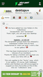 Mobile Screenshot of desktops.deviantart.com