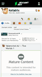 Mobile Screenshot of kellatrix.deviantart.com