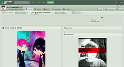 Desktop Screenshot of mayaxyamazaki.deviantart.com