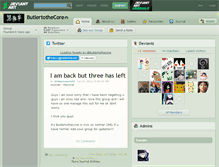 Tablet Screenshot of butlertothecore.deviantart.com